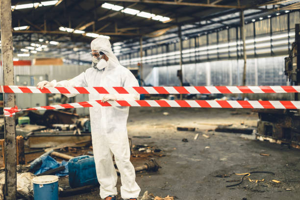 Professional Infectious Disease Decontamination technician working in Morton, WA